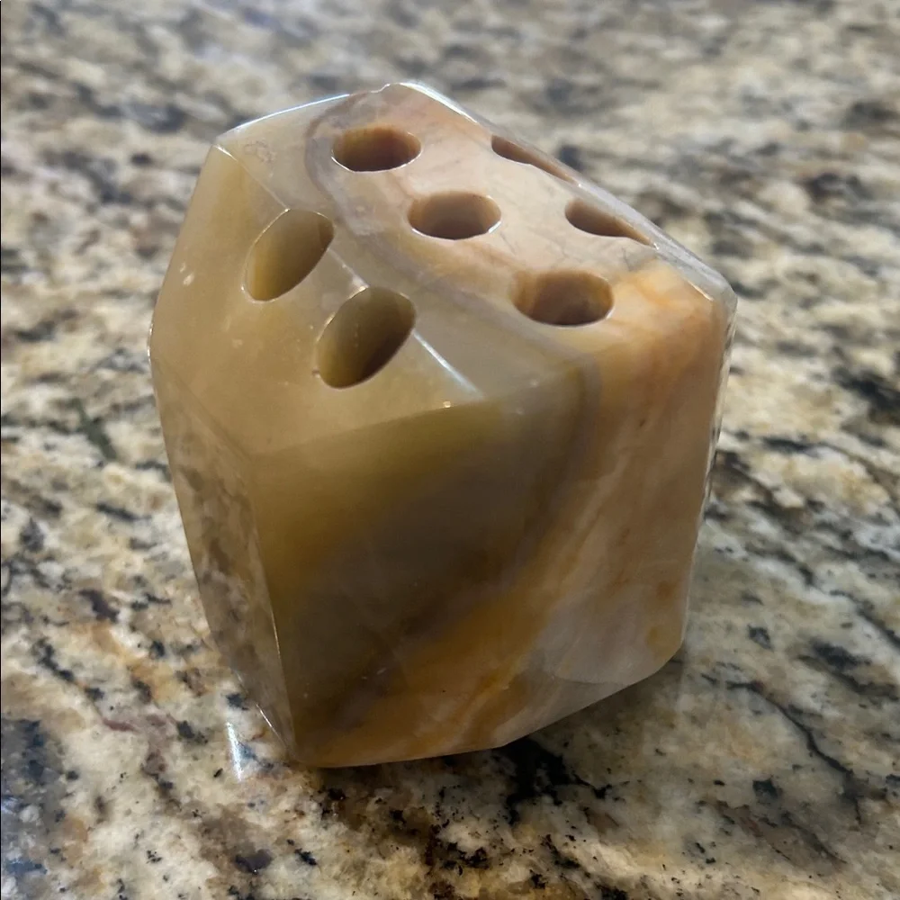 Marble Stone Pen & Pencil Holder